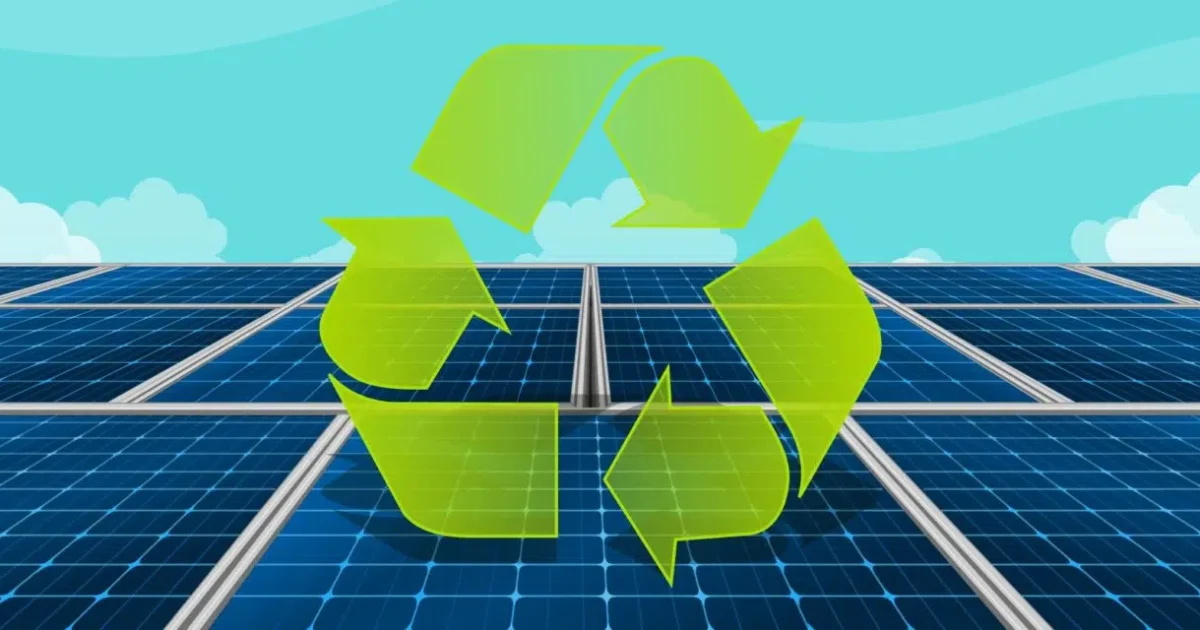 Recyclage panneau solaire
